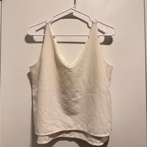 OAK + FORT Cream V-Neck Camisole